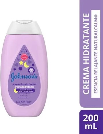 Johnson's Baby Crema Hidratante Antes de Dormir 200 ml