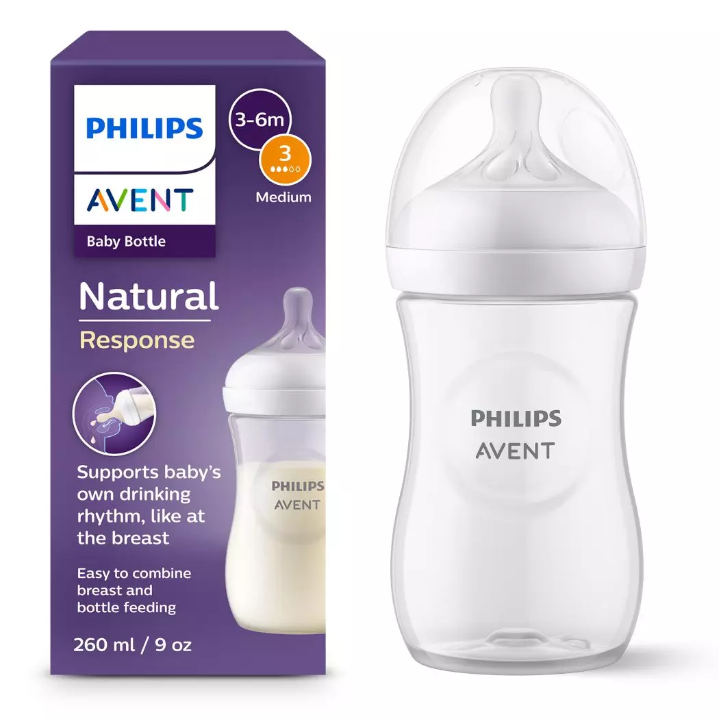 Avent Mamadera Natural Response 260 mL