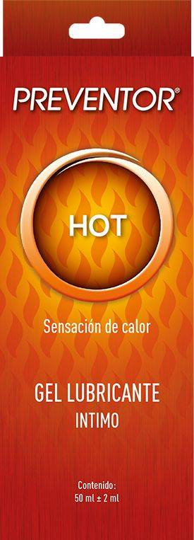 Preventor Hot Gel Lubricante Íntimo 50 ml