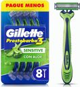 Maquina de Afeitar Prestobarba 3 Sensitive