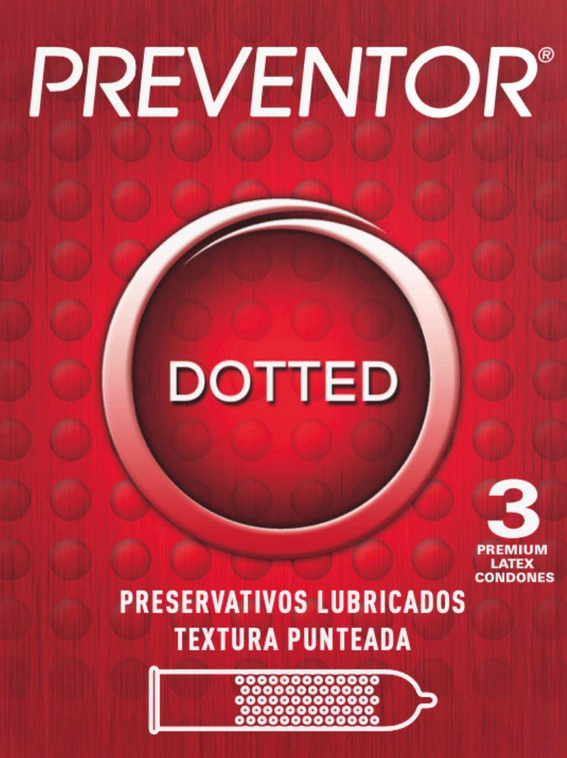 Preventor Dotted 3 Preservativos