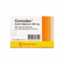 Convulex acido valproico 500 mg 30 cápsulas blandas con recubrimiento entérico