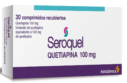 Seroquel 100 mg x 30 Comprimidos Recubiertos - Quetiapina