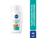 Derma Skin Clear Protector Solar Facial Fluido Diario Anti-Imperfecciones Fps 50+ 40Ml