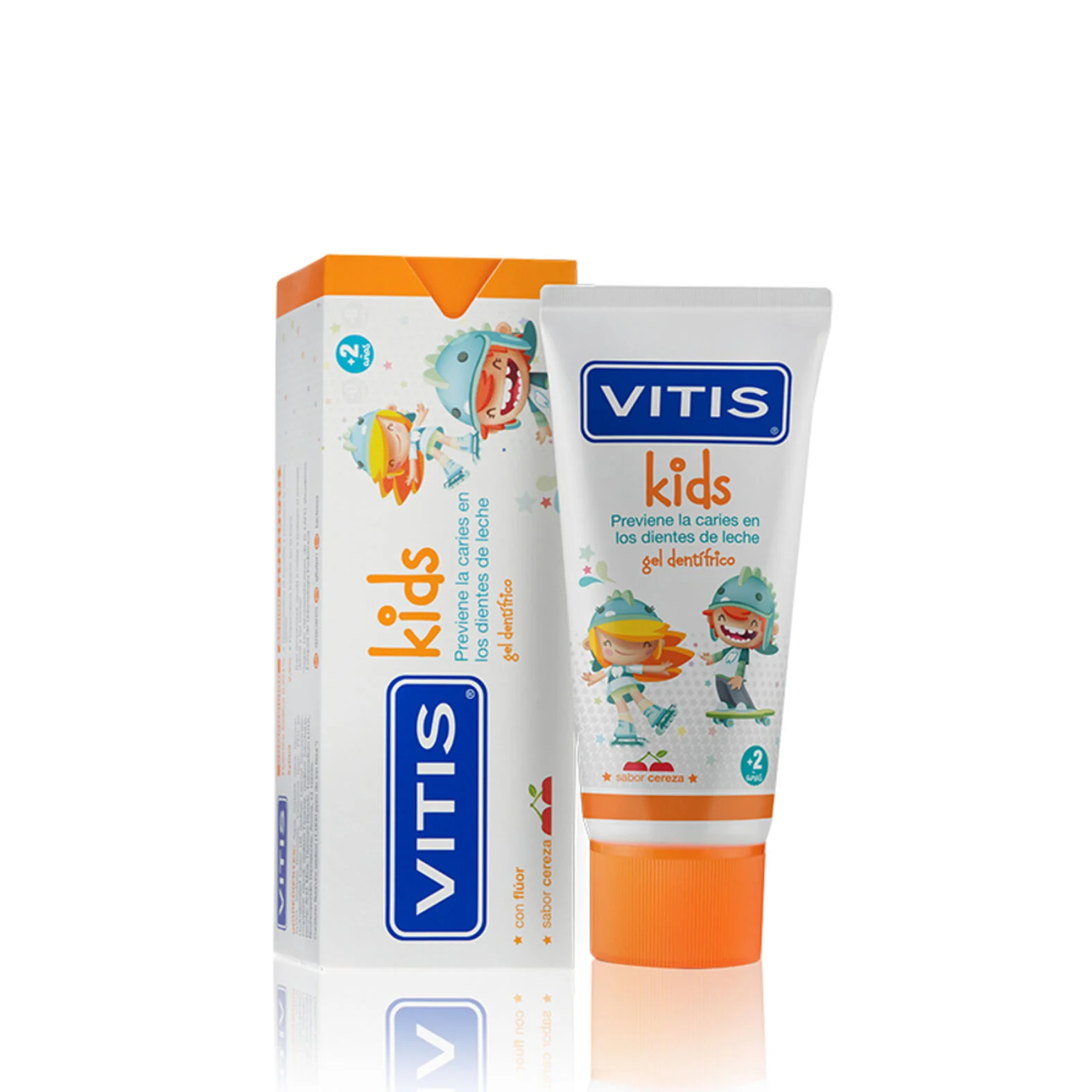 Vitis Kids Gel Dentífrico Sabor Cereza 50 ml