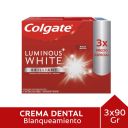 Pasta Dental Colgate Luminous White Brilliant 90 g 3 un
