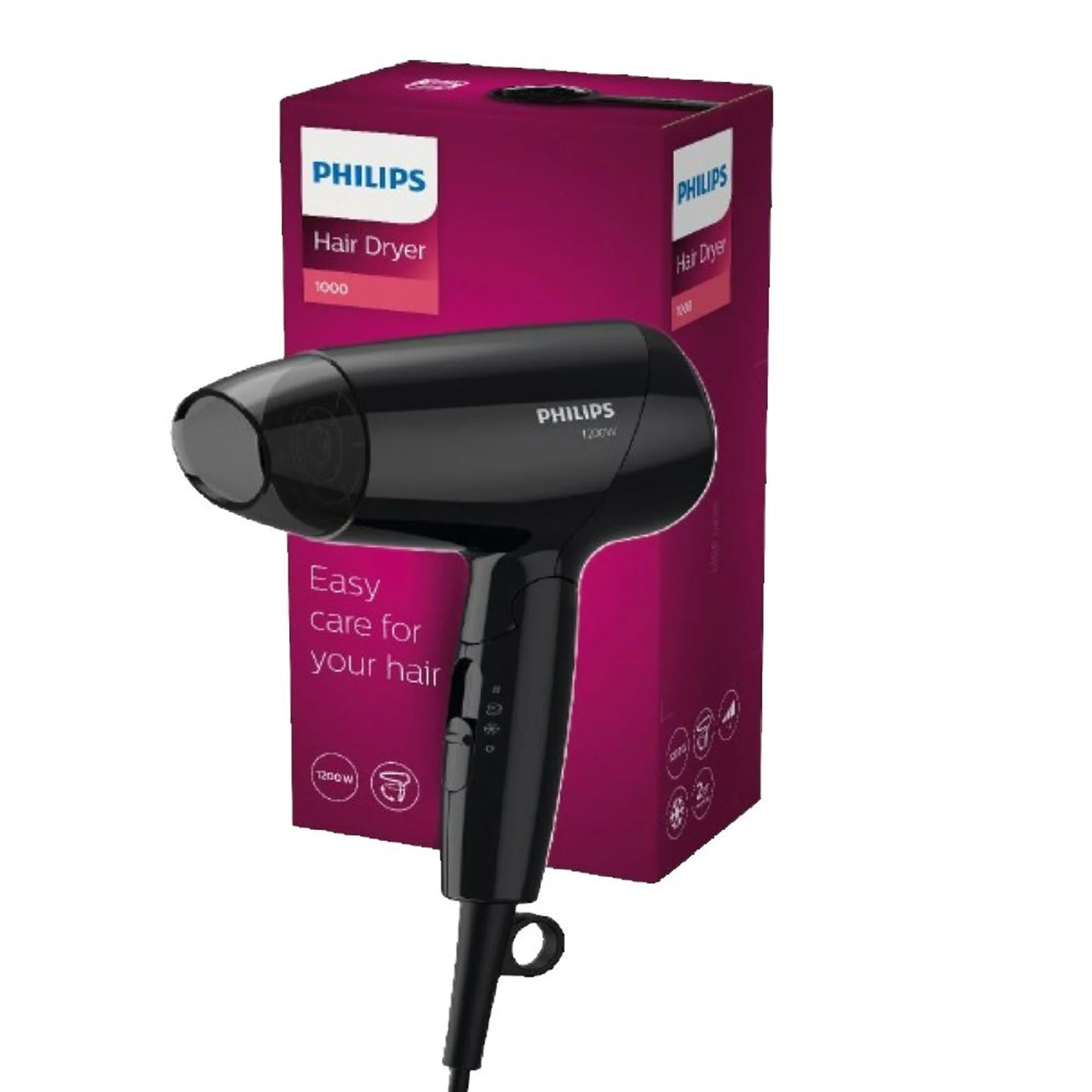 Philips Secador de Cabello 1200 W 1 Unidad