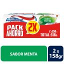 Pasta Dental Aquafresh Sabor Menta 158 g 2 un
