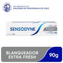 Sensodyne Blanqueador Extra Fresh Crema Dental de uso diario para dientes sensibles, 90g