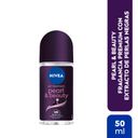 Desodorante Nivea Roll-On Beauty & Pearl Fragancia Premiun con Extracto de Perlas Negras 50 mL