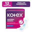 Toallas Higiénicas Kotex Nocturna Ultrafina 12 un