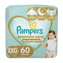 Pañales Pampers Premium Care Hipoalergénico XXG 60 un