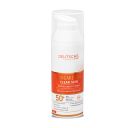 Protector Solar Suncare 100 Clear Skin Rostro Cuello Manos FPS 50+ 50 g