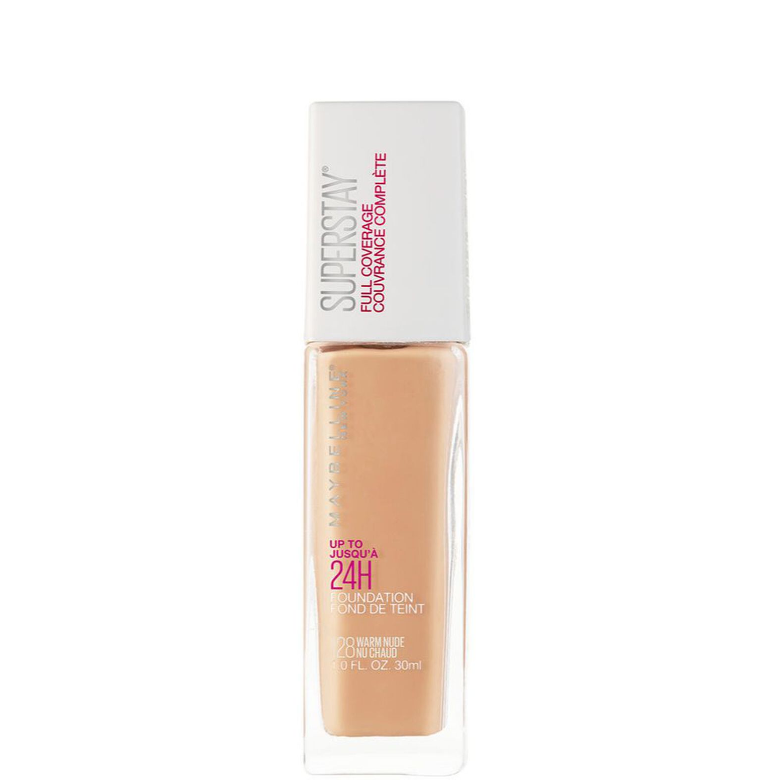 Maybelline Superstay 20 Warm Nude 30 ml - Base Alta Cobertura 24h