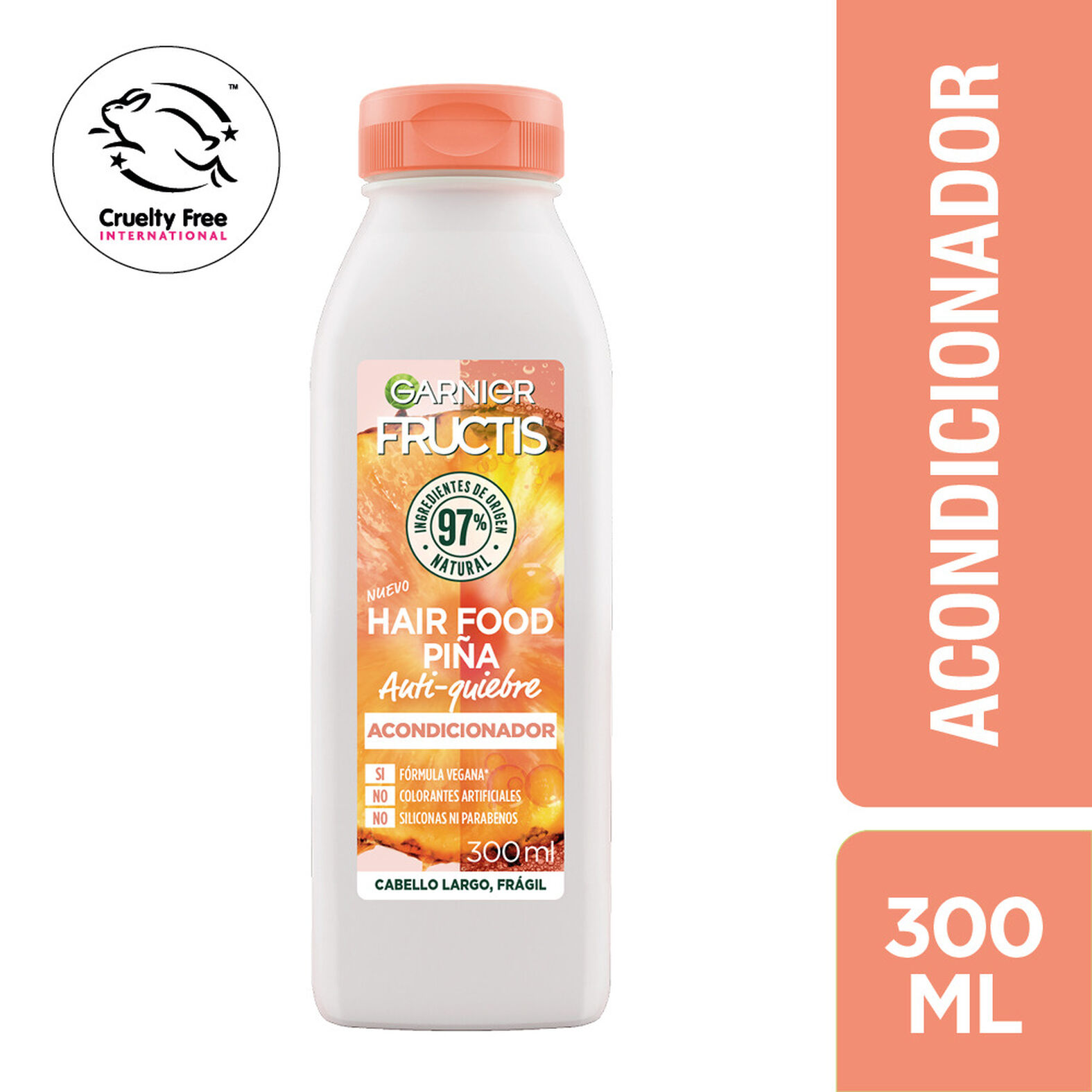 Garnier Fructis Hair Food Piña Acondicionador 300 ml