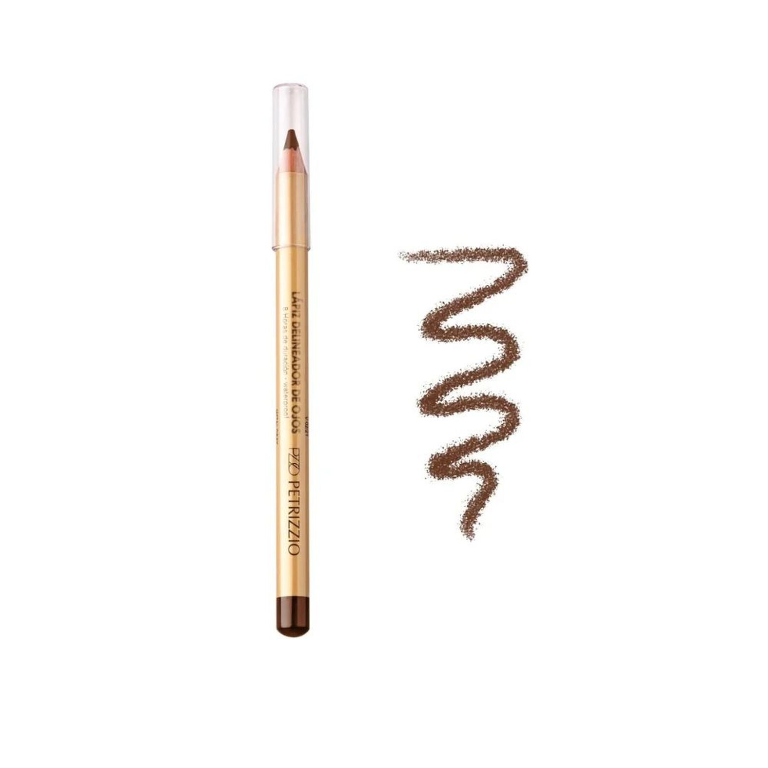 Petrizzio Lápiz Delineador de Ojos Brown Waterproof