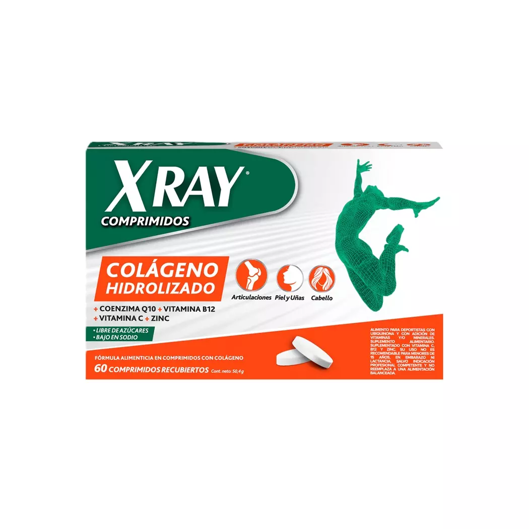 XRAY Colágeno Hidrolizado 60 Comprimidos