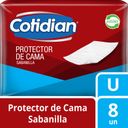 Cotidian Sabanilla Protector Cama x 8 Unidades