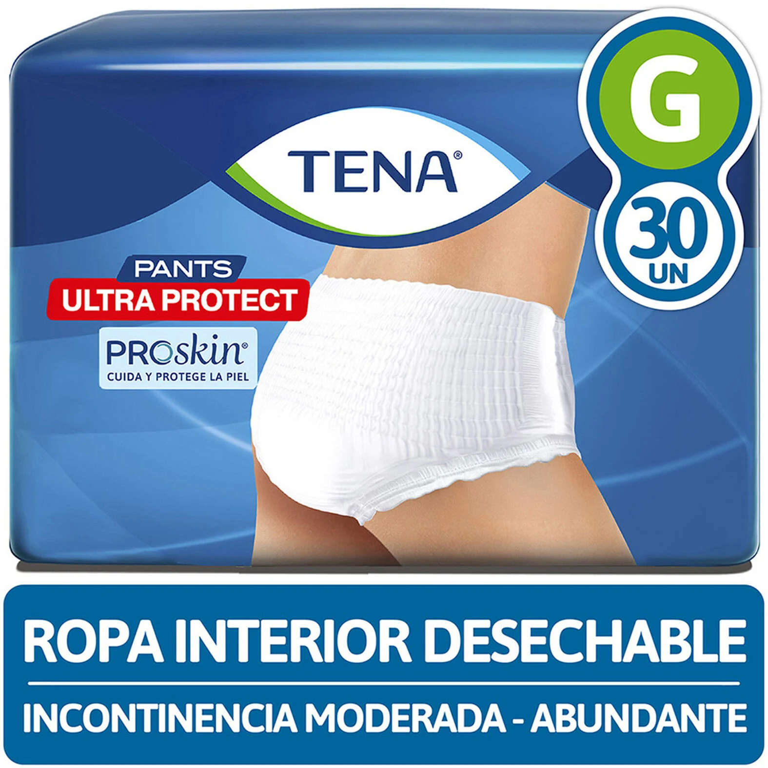 TENA Pants Ultra Protect ProSkin G 30 Unidades - Ropa Interior Desechable