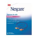 Tapones de oido reutilizables c/estuche. Nexcare