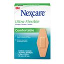 Parche Ultra Flexibles, 10 un. Tamaño único. Nexcare