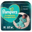 Pañal Pampers Protección Insuperable Talla M (6-10 kg) 62 Un