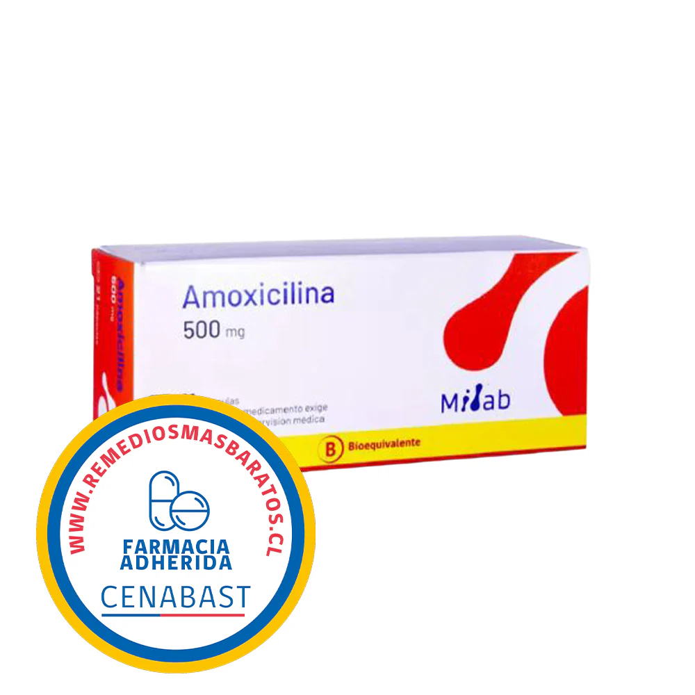 Amoxicilina 500 mg x 20 Comprimidos - Mintlab