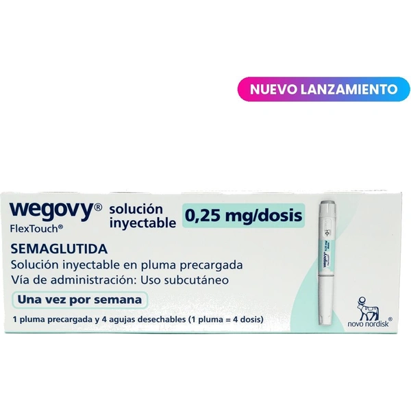 Wegovy FlexTouch 0,25 mg/dosis x 1 Pluma - Semaglutida