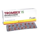 TROMBEX 15 MG 28 COMPRIMIDOS RECUBIERTOS [BE] (RIVAROXABAN)