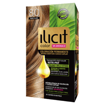 Illicit Color 80 Rubio Claro Sin Amoniaco 60 g