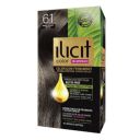 ILICIT COLOR 6.1 RUBIO OSCURO CENIZA COLORACION PERMANENTE S/AMONIACO 60 G.