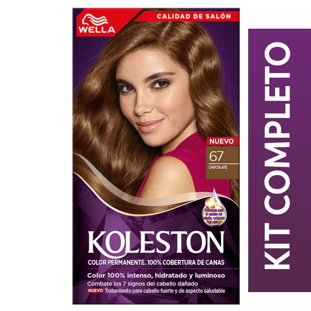 Wella Koleston 67 Chocolate Kit Tintura Permanente