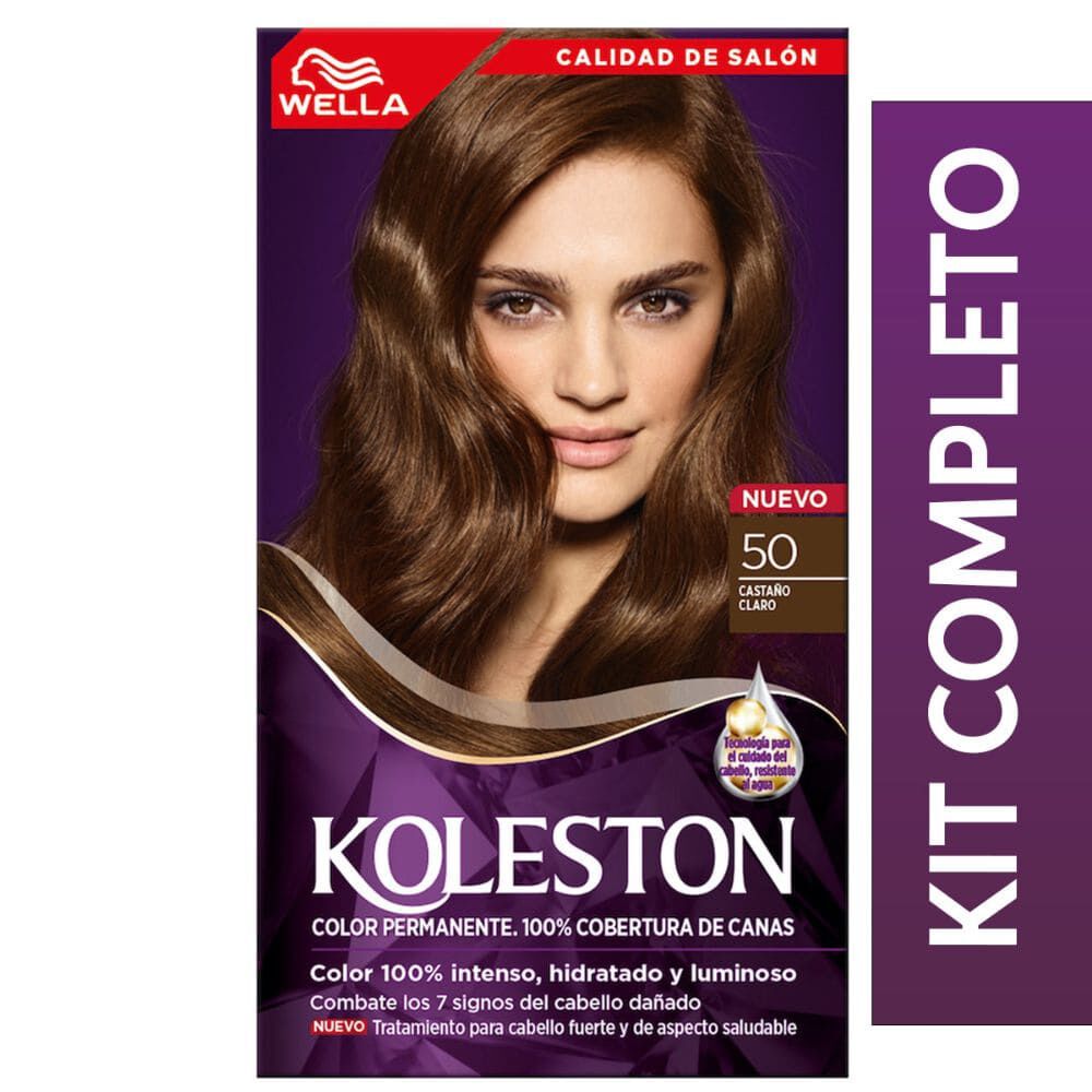 Wella Koleston Color 50 Castaño Claro - Tintura Permanente