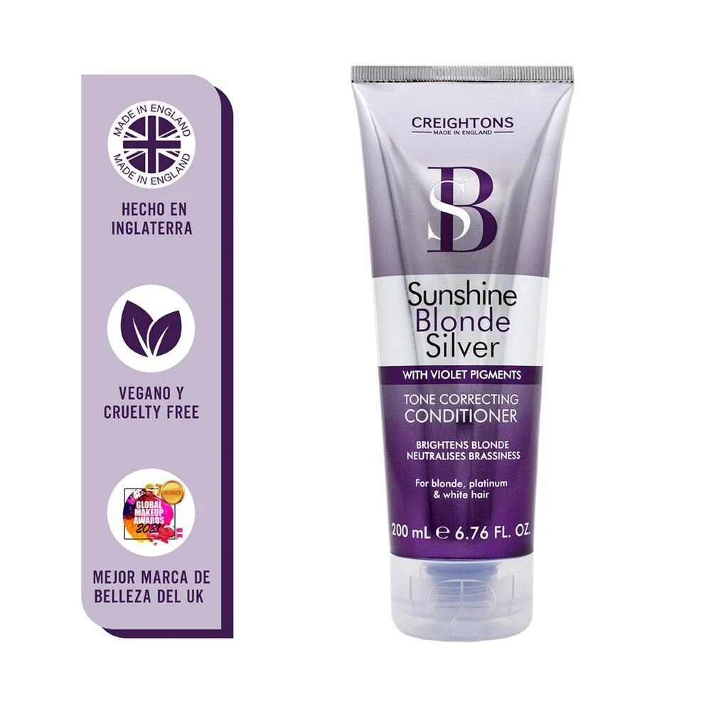 Creightons Sunshine Blonde Silver Acondicionador Corrector 200 ml