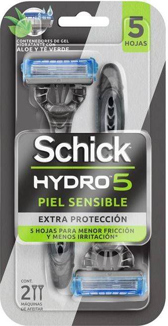 Schick Hydro 5 Piel Sensible 2 Máquinas de Afeitar