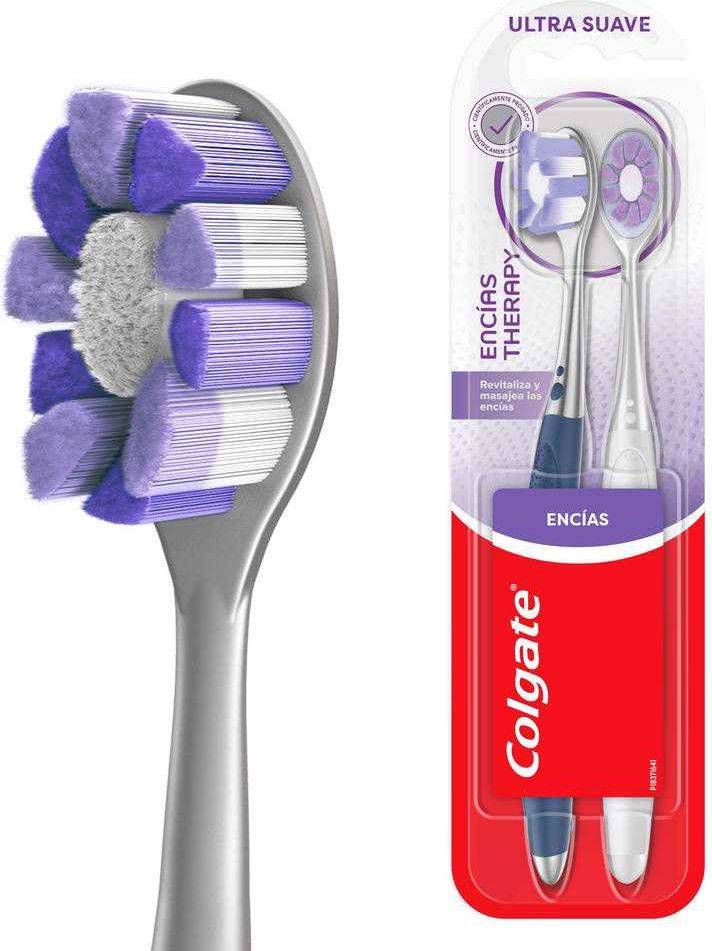 Colgate Encías Therapy Cepillo Suave 2 Un - Higiene Bucal