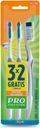 Pack 3 Cepillo Dental Pro Doble Accion Mediano