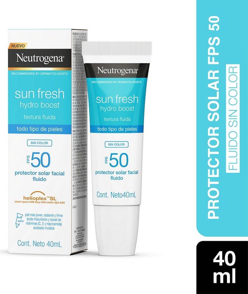 Neutrogena Sun Fresh Hydro Boost Sin Color FPS 50 40 ml