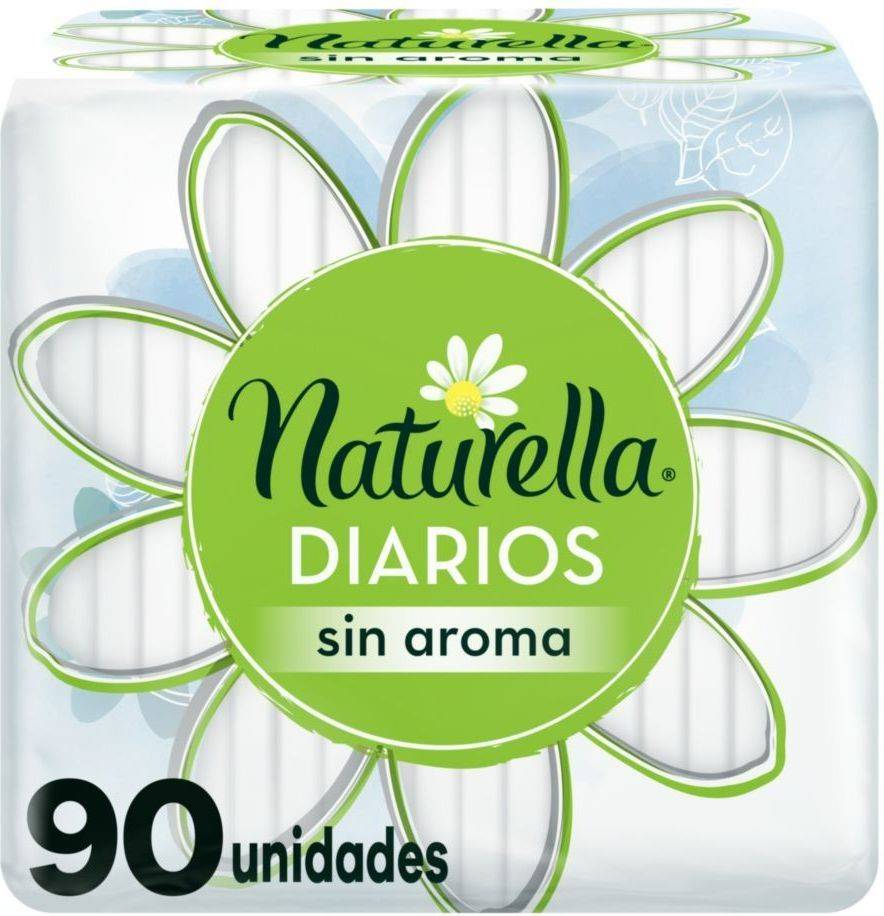 Naturella Diarios Sin Aroma 90 Unidades