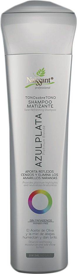 Naisgant Tono sobre Tono Shampoo Matizante Azul Plata 300 ml