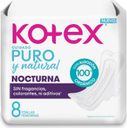 Toalla Higienica Nocturna Puro y Natural Ultradelgada Tela Suave