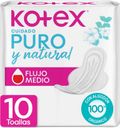 Toalla Higienica Ultrafina Puro y Natural Tela con Alas