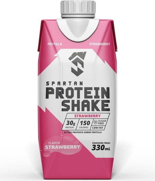 Spartan Protein Shake Sin Azúcar Frutilla 330 mL - 30g Proteína