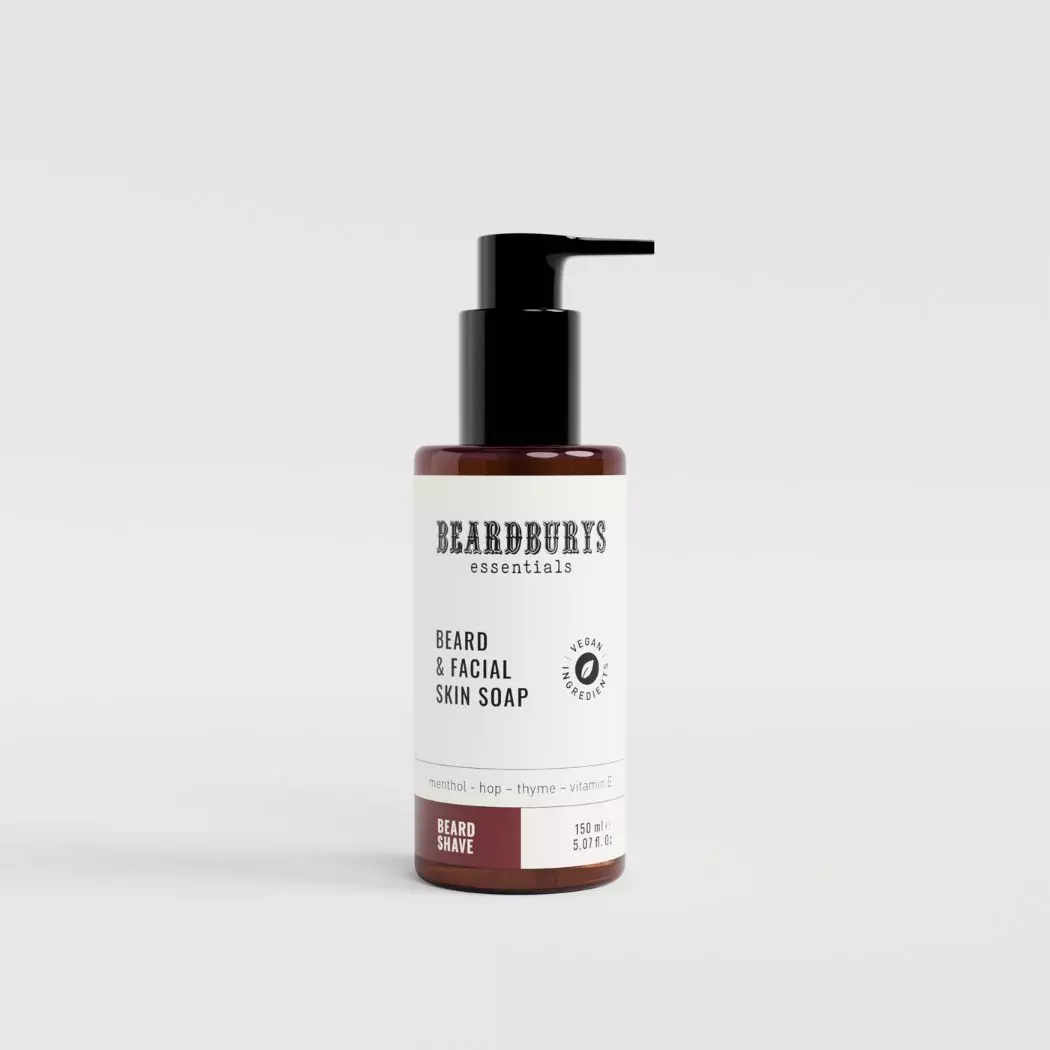 Beardburys Essentials Jabón Rostro y Barba 150 ml