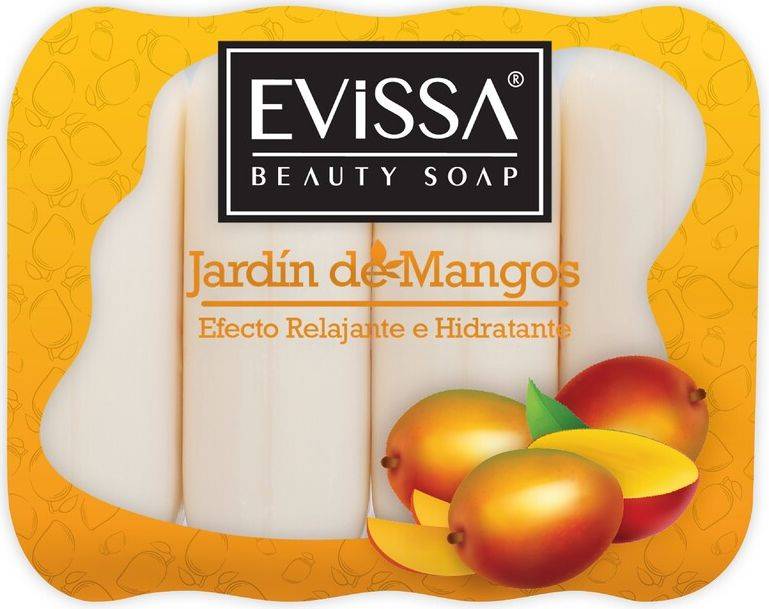 Evissa Beauty Soap Jardín de Mangos 4 x 70 g