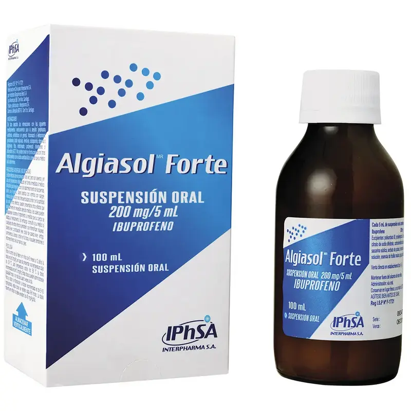Algiasol Forte 200 mg/5 mL Suspensión Oral x 100 mL - Ibuprofeno