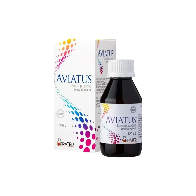 Aviatus 30 mg/5 mL x 120 mL Jarabe - Levodropropizina