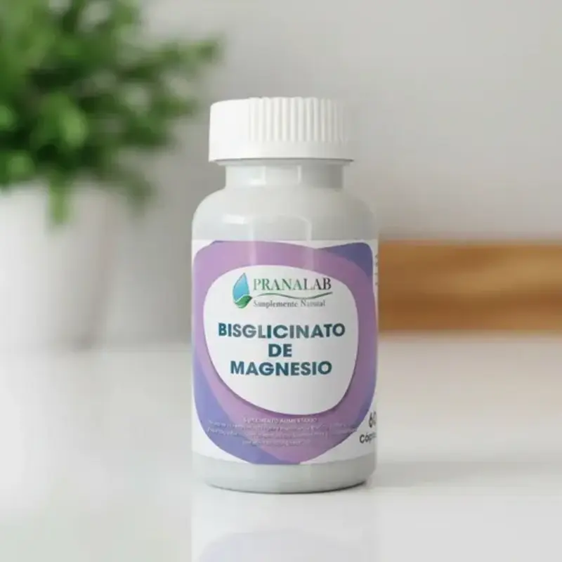 Bisglicinato de Magnesio 60 Cápsulas - Pranalab
