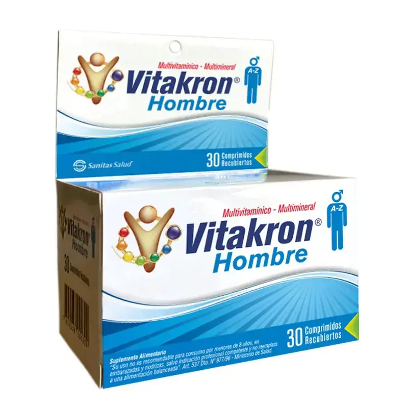 Vitakron Hombre 30 Comprimidos - Multivitamínico