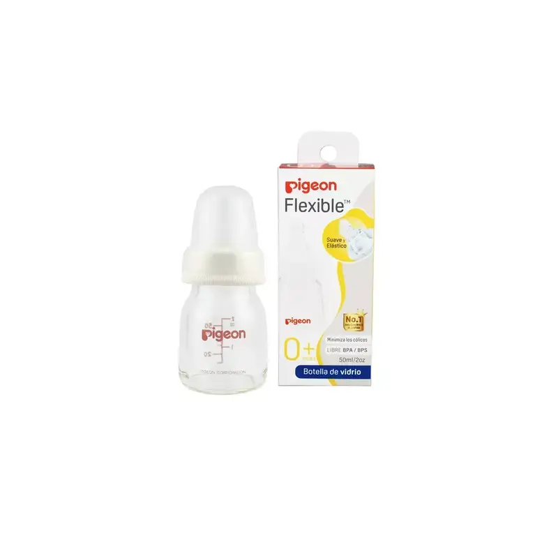 Pigeon Flexible Mamadera Vidrio 50 ml